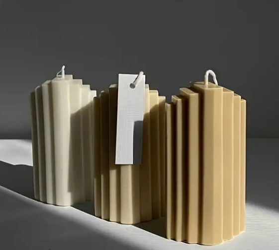 Art deco Pillar Candle