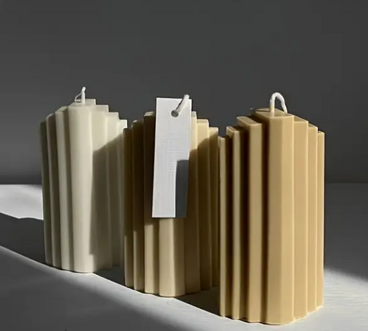 Art deco Pillar Candle