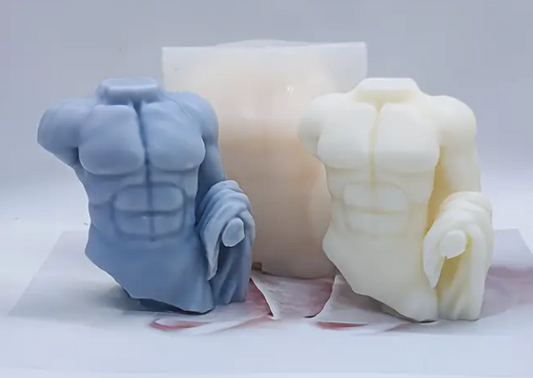 Male physique candle